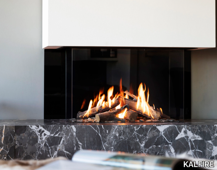 GP85/55S - Closed 3-sided gas fireplace _ KALFIRE