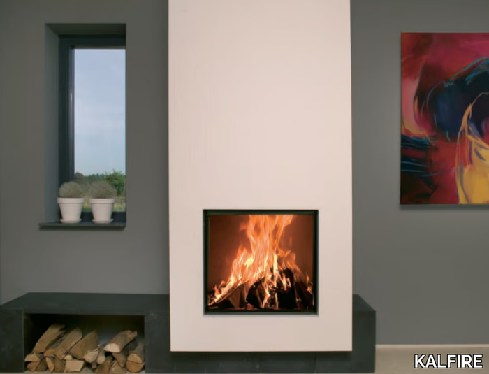 W71/62F - Built-in closed wood-burning fireplace _ KALFIRE