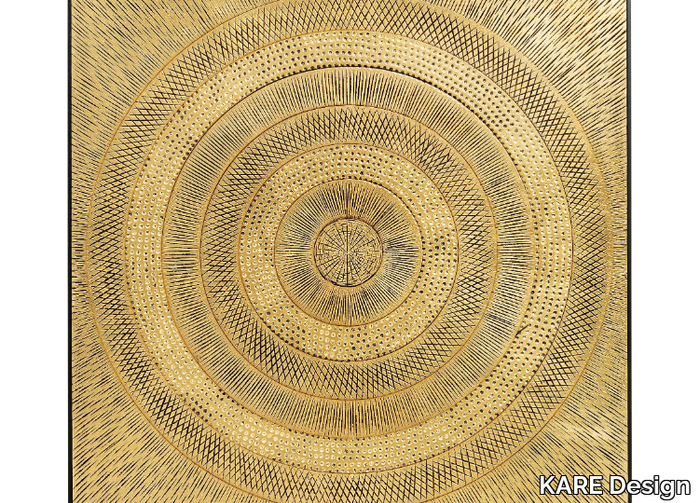 ART CIRCLE GOLD - MDF Painting _ KARE Design