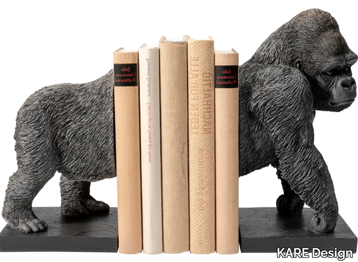 GORILLA - Polyresin bookend _ KARE Design
