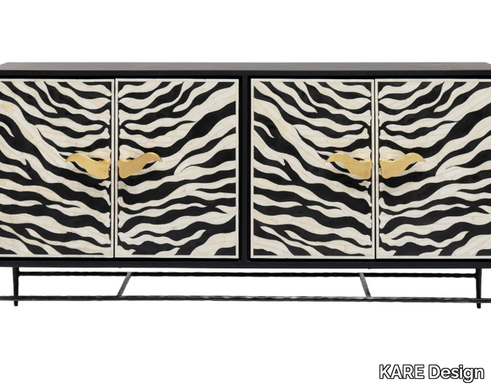 ZEBRA - MDF sideboard with doors _ KARE Design