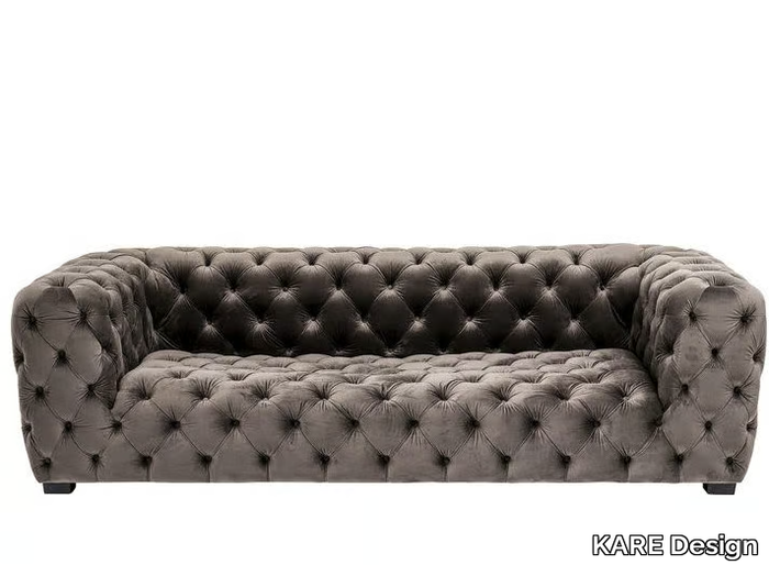 METROPOL - 4 seater tufted fabric sofa _ KARE Design