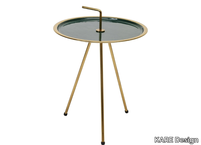 MIAMI - Round steel side table _ KARE Design
