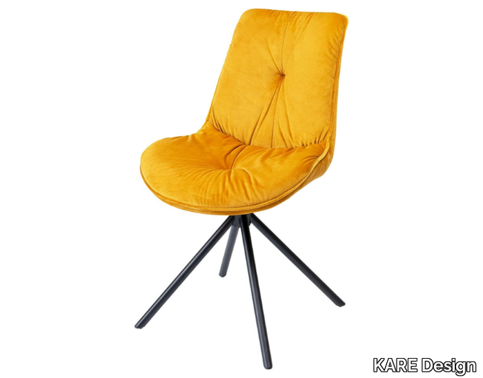 MILA - Trestle-based fabric chair _ KARE Design