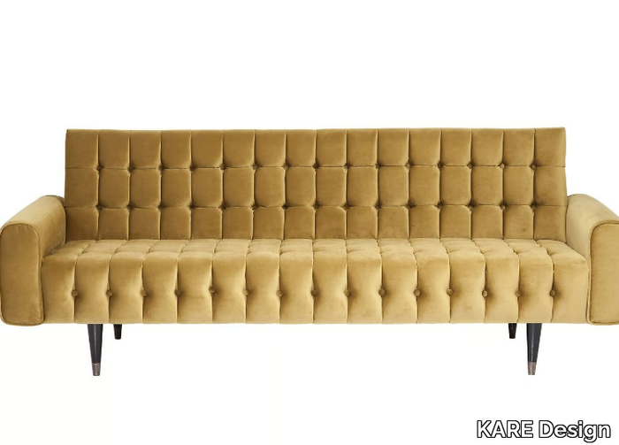 MILCHBAR HONEY - 3 seater tufted fabric sofa _ KARE Design