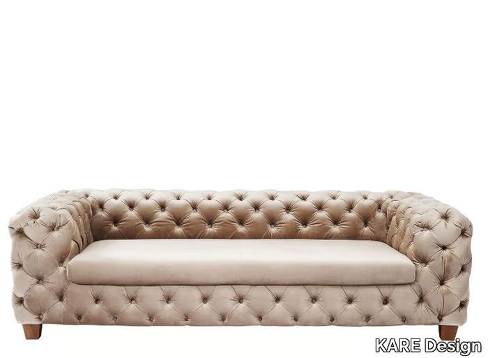 MY DESIRE - 3 seater tufted fabric sofa _ KARE Design