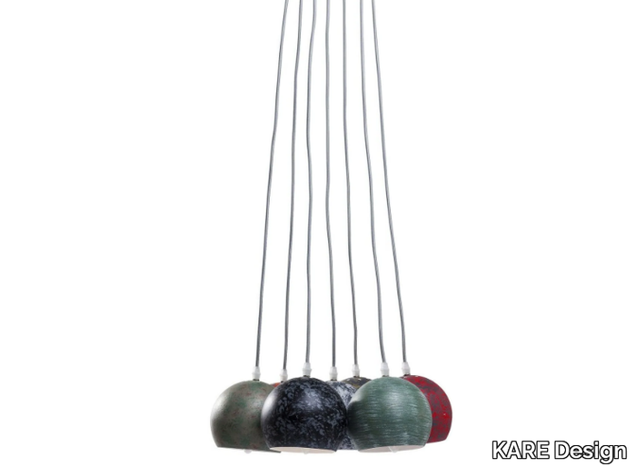 CALOTTA ANTICO - Steel pendant lamp _ KARE Design