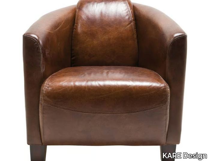 CIGAR LOUNGE - Club cowhide armchair _ KARE Design