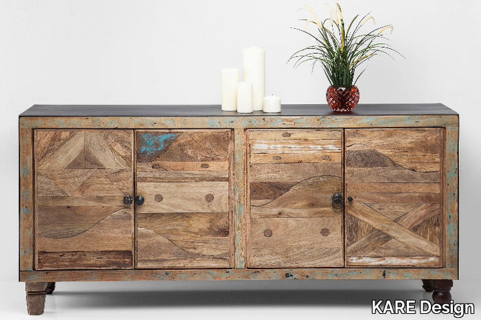 DULD - Solid wood sideboard with doors _ KARE Design