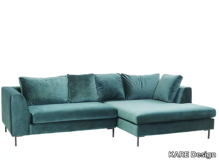 GIANNI - Corner fabric sofa _ KARE Design