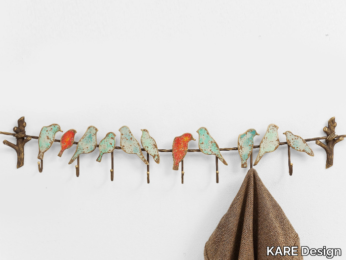 BIRD PARTY - Wall-mounted resin coat rack _ KARE Design