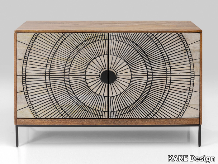 EYE OF THE TIGER - Solid wood sideboard with doors _ KARE Design