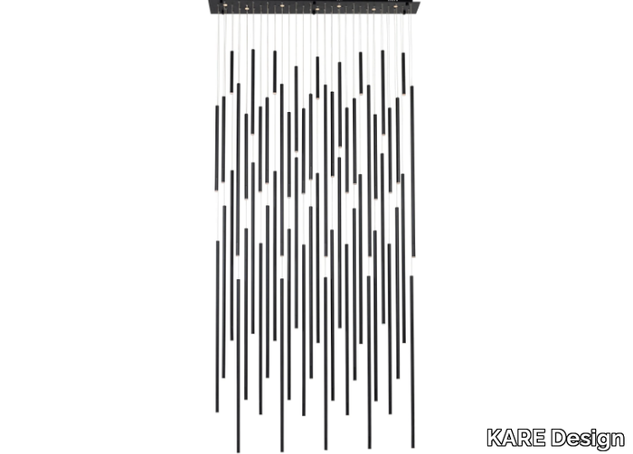 LIVING VEGAS - LED stainless steel pendant lamp _ KARE Design
