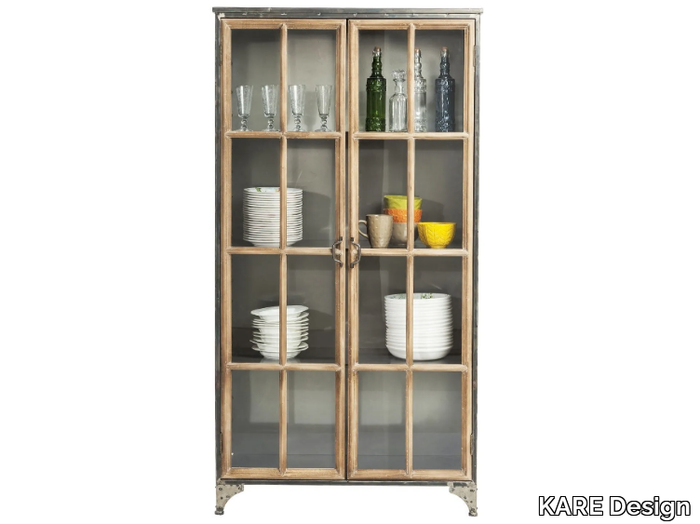 KONTOR - Wood and glass display cabinet _ KARE Design