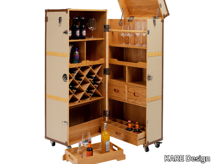 VENEZIA - MDF bar cabinet with casters _ KARE Design