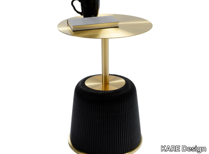 ENDLESS VEGAS - Round fabric and metal coffee table _ KARE Design