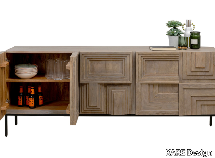 FIGARO - Wooden sideboard with doors _ KARE Design