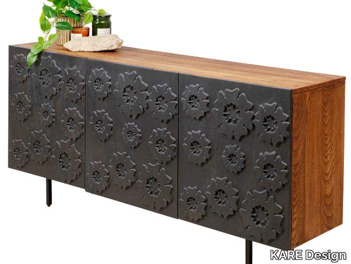 FIORI - Wooden sideboard with doors _ KARE Design