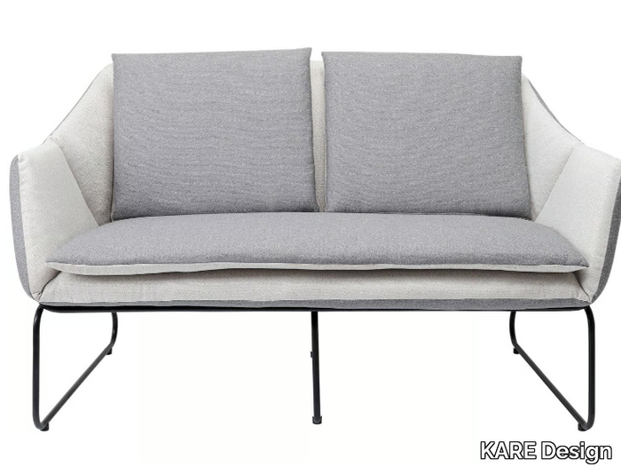 BONDI - 2 seater fabric garden sofa with removable cover _ KARE Design