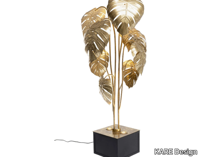 LEAF MONSTERA - Metal floor lamp _ KARE Design