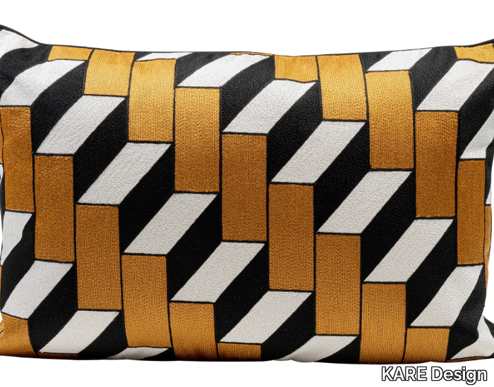 SCALE - Geometric fabric cushion _ KARE Design