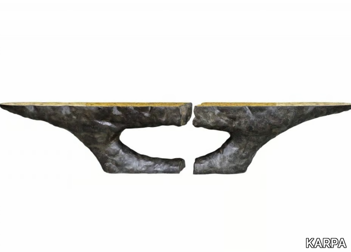 POMPEIA - Oval fiberglass console table _ KARPA