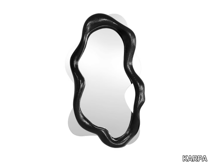 TWISTED M - Framed wall-mounted mirror _ KARPA