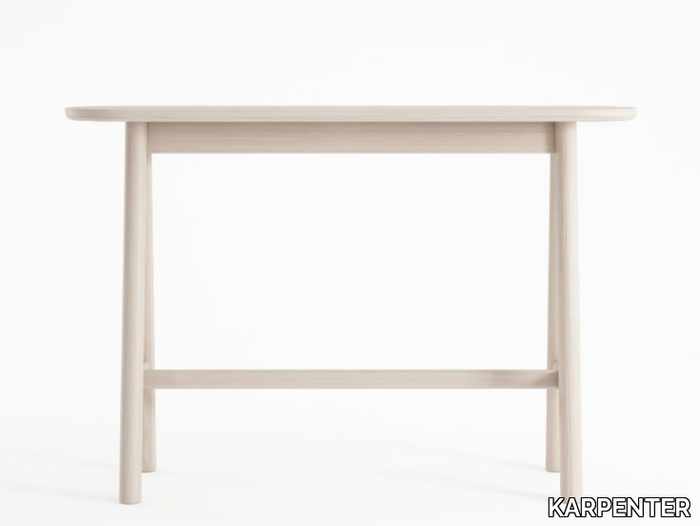 CURBUS - Rectangular solid wood console table _ KARPENTER