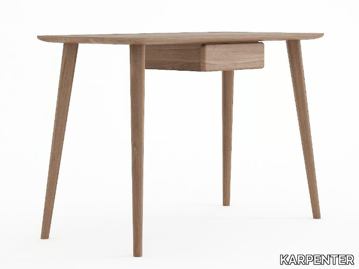 DOMANI - Rectangular solid wood writing desk _ KARPENTER