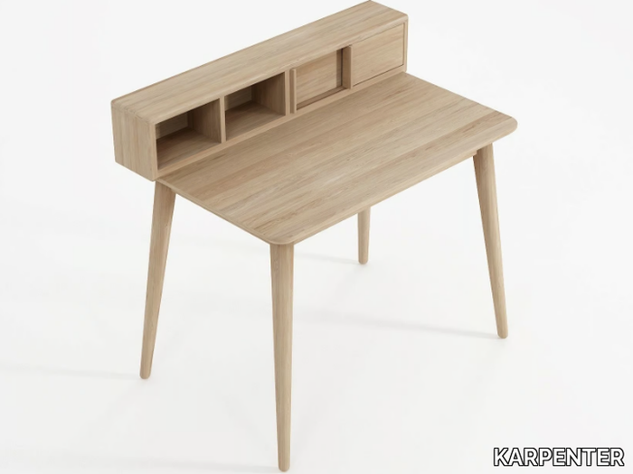 EAST - Solid wood secretary desk _ KARPENTER