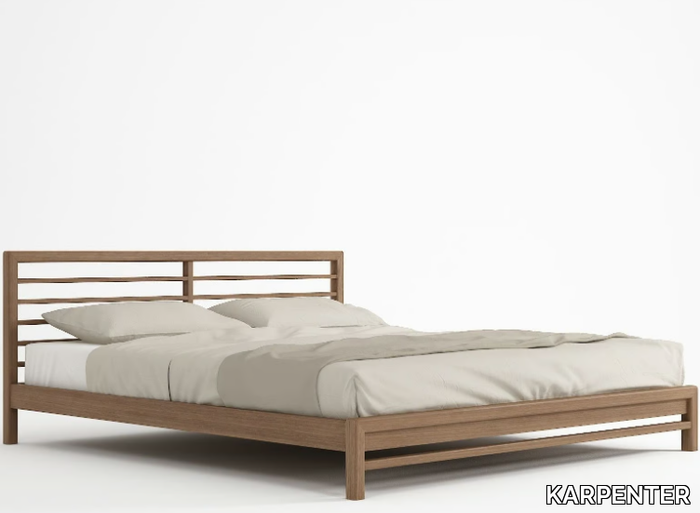 JUN - Solid wood king size bed _ KARPENTER