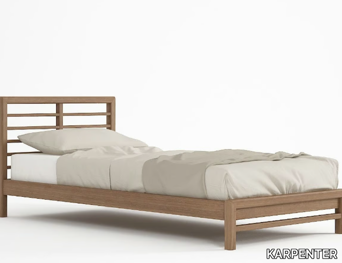 JUN - Solid wood single bed _ KARPENTER