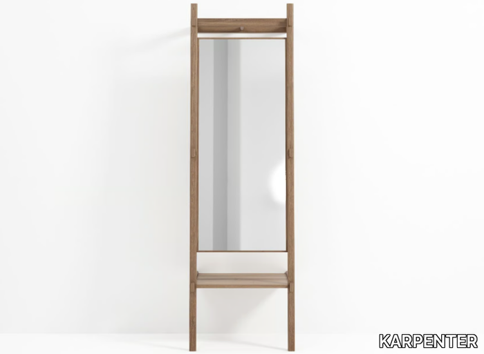 SIMPLYCITY - Rectangular solid wood hall mirror _ KARPENTER