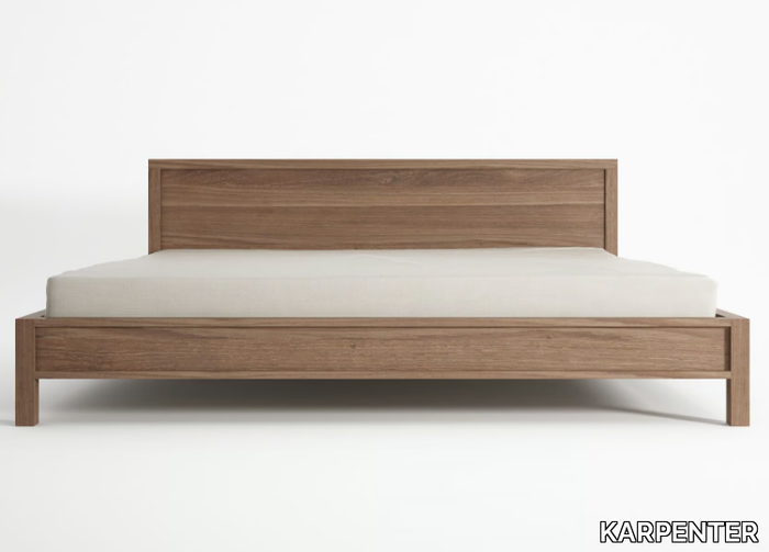 SOLID - Wooden king size bed _ KARPENTER