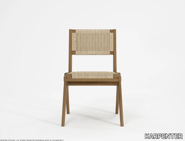 TRIBUTE OUTDOOR - Teak chair _ KARPENTER