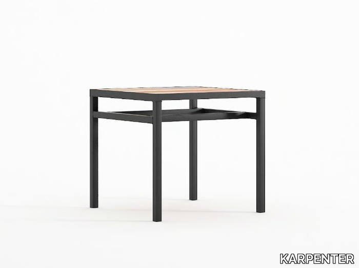 PLANKE 40 - Low square coffee table _ KARPENTER