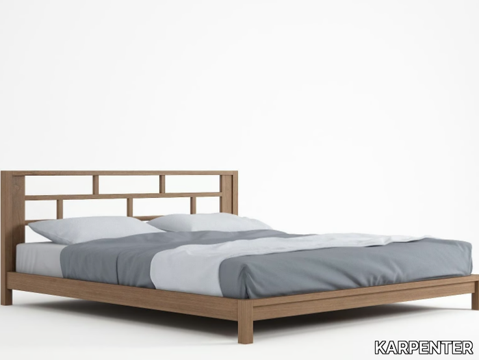 SAKAE - Solid wood king size bed _ KARPENTER