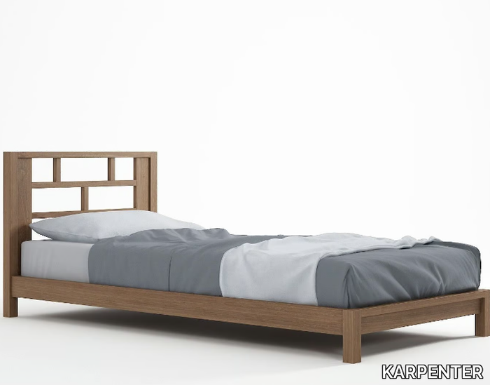 SAKAE - Solid wood single bed _ KARPENTER