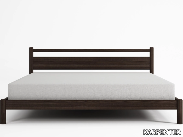 TAKU 2 - Solid wood king size bed _ KARPENTER