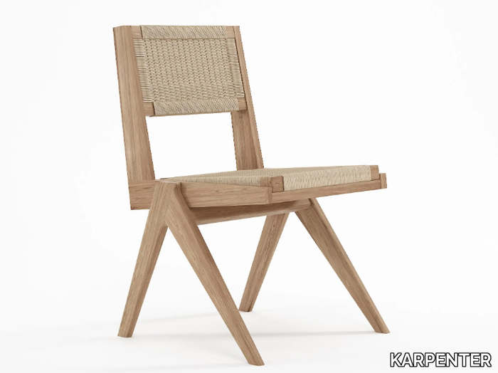 TRIBUTE - Solid wood chair _ KARPENTER