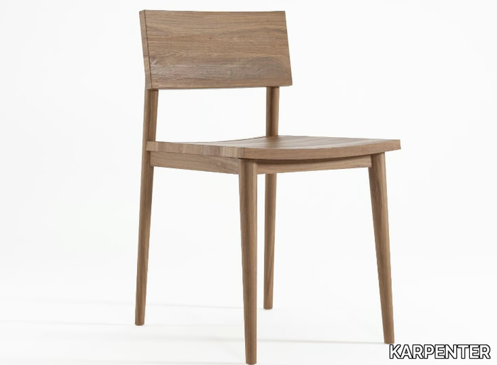 VINTAGE - Solid wood restaurant chair _ KARPENTER