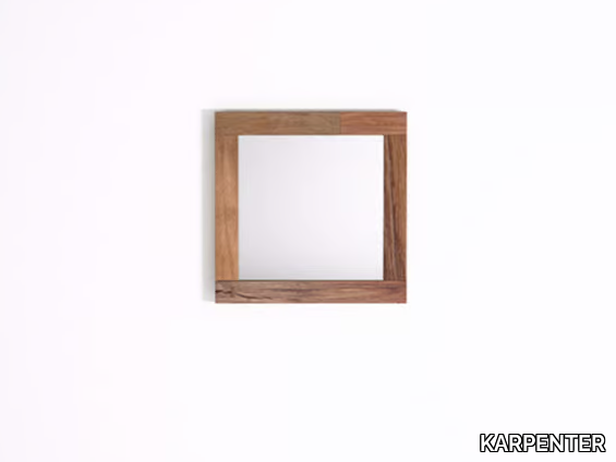 ORGANIK OR30-TMH - Square wall-mounted framed mirror _ KARPENTER