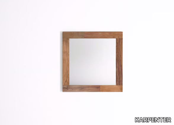 ORGANIK OR31-TMH - Square wall-mounted framed mirror _ KARPENTER