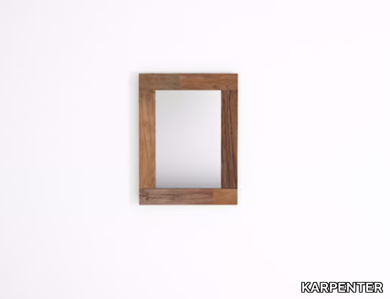 ORGANIK OR33-TMH - Rectangular wall-mounted framed mirror _ KARPENTER