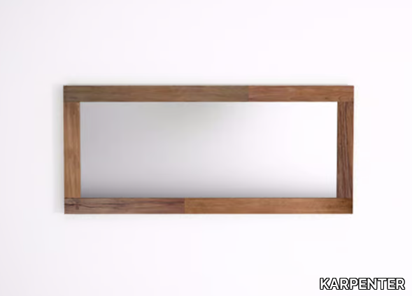 ORGANIK OR35-TMH - Rectangular wall-mounted framed mirror _ KARPENTER