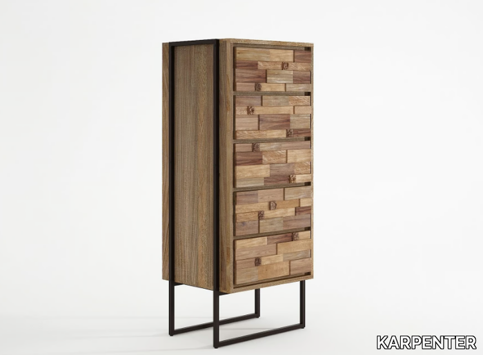 CARV'N - Teak chest of drawers _ KARPENTER