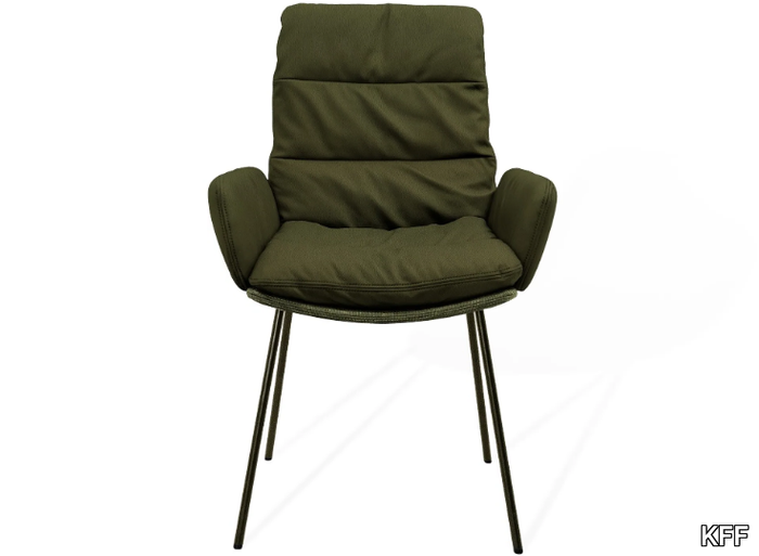 ARVA - Upholstered chair with armrests _ KFF