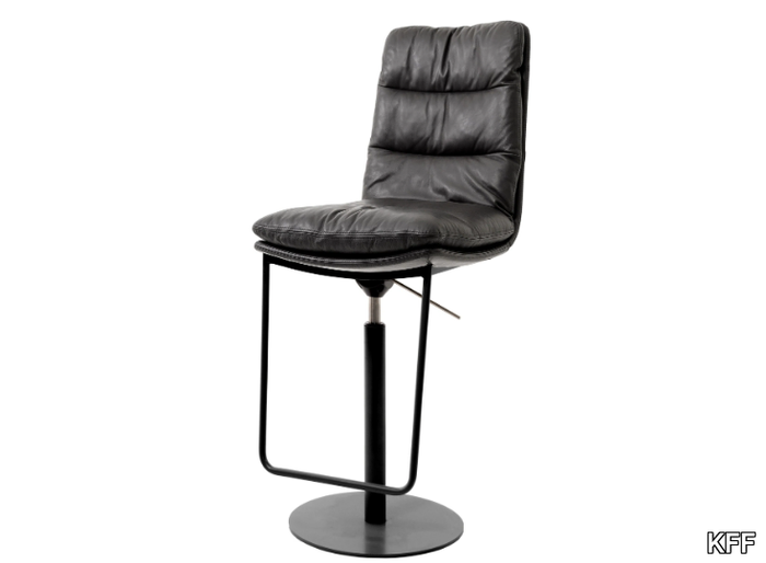 ARVA - Barstool height-adjustable with back _ KFF