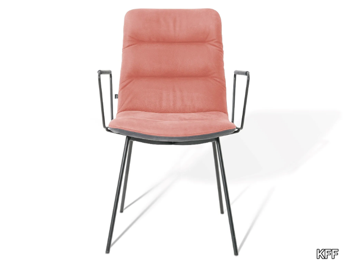 ARVA LIGHT - Upholstered chair with armrests _ KFF