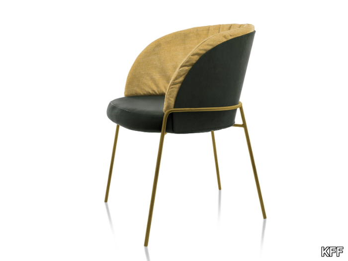 LUNAR - Upholstered chair with armrests _ KFF